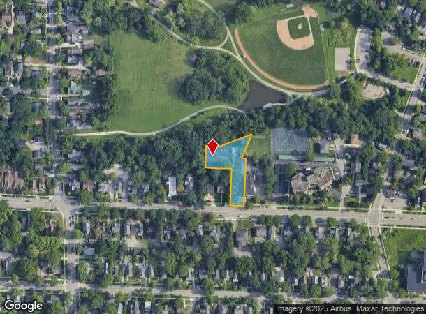 712 W Huron St, Ann Arbor, MI Parcel Map