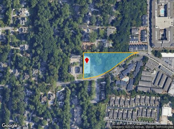  90 W Wieuca Rd Ne, Atlanta, GA Parcel Map