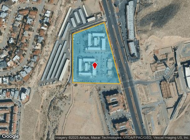 5111 N Mesa St, El Paso, TX Parcel Map