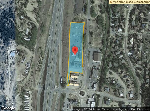  1600 Argentine St, Georgetown, CO Parcel Map