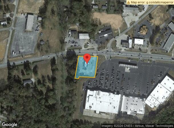  960 E Franklin St, Hartwell, GA Parcel Map