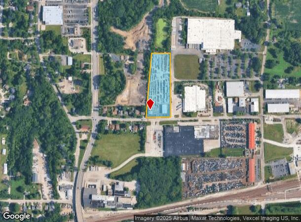 1500 Mountain St, Aurora, IL Parcel Map