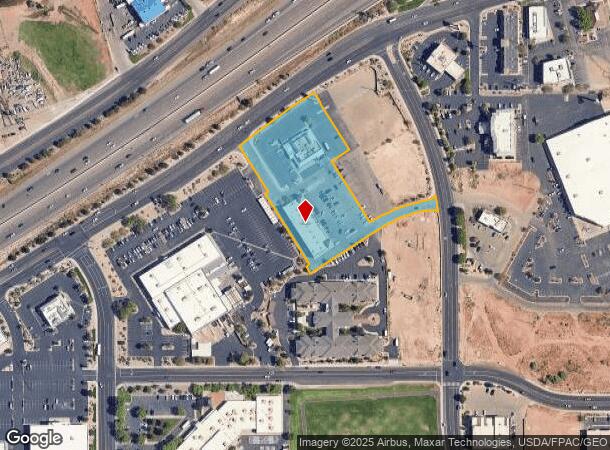 2564 E Red Cliffs Dr, St George, UT Parcel Map