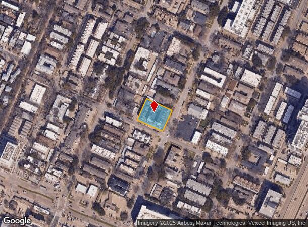  4303 Cole Ave, Dallas, TX Parcel Map