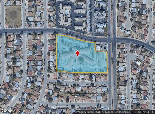  10880 Edgemere Blvd, El Paso, TX Parcel Map