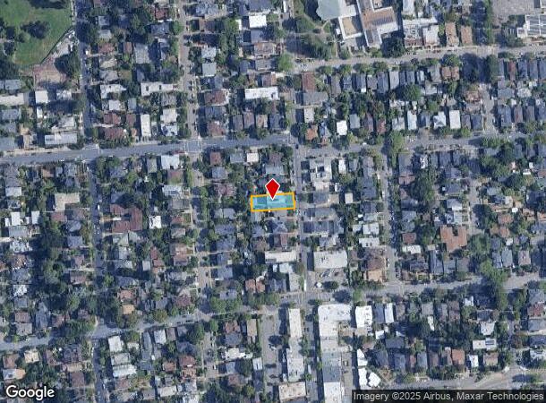  2814 College Ave, Berkeley, CA Parcel Map