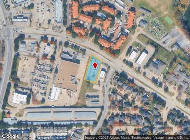 1100 Ne Green Oaks Blvd, Arlington, TX Parcel Map