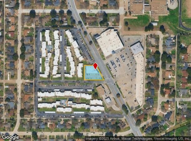  1101 N Carrier Pky, Grand Prairie, TX Parcel Map