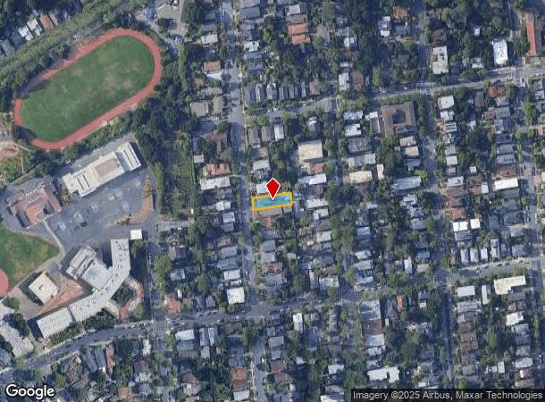 1321 Josephine St, Berkeley, CA Parcel Map