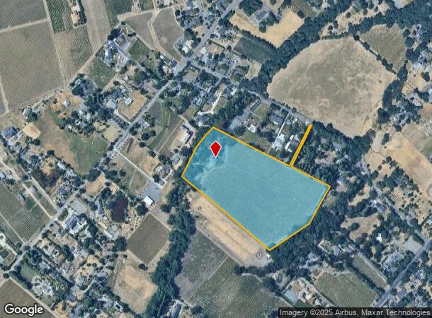  1079 Hedgeside Ave, Napa, CA Parcel Map