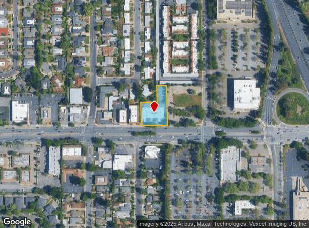 423 E Hamilton Ave, Campbell, CA Parcel Map