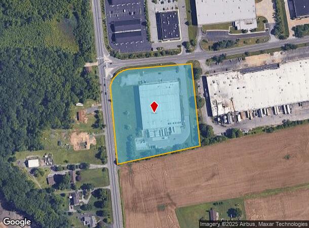 801 Pencader Dr, Newark, DE Parcel Map