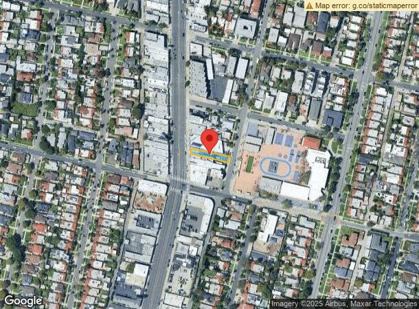  1646 S La Cienega Blvd, Los Angeles, CA Parcel Map