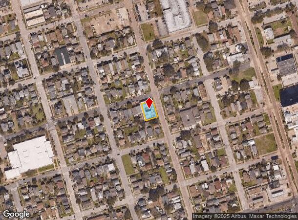  711 8Th St, Galveston, TX Parcel Map