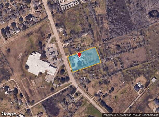  4527 Mustang Rd, Alvin, TX Parcel Map
