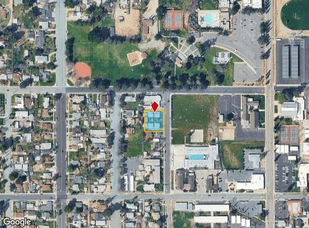545 N 2Nd St, Banning, CA Parcel Map