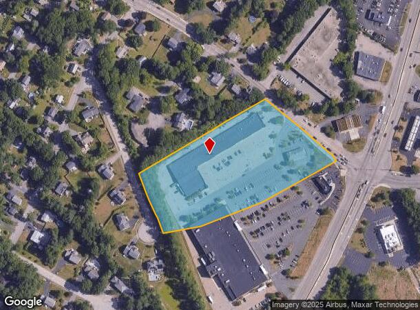  395 High Plain St, Walpole, MA Parcel Map