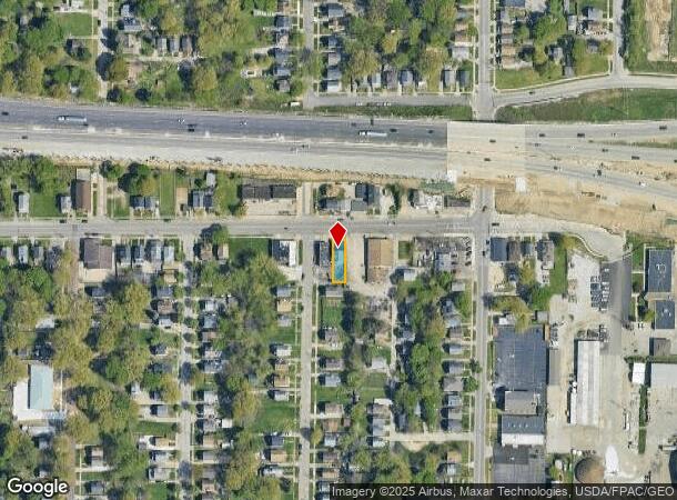  446 1/2 E South St, Akron, OH Parcel Map