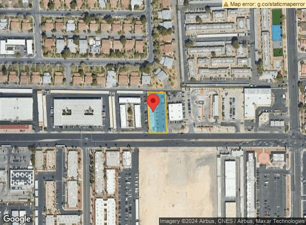  1550 E Tropicana Ave, Las Vegas, NV Parcel Map