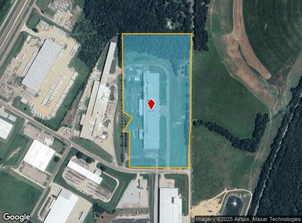 1096 Mendell Davis Dr, Byram, MS Parcel Map