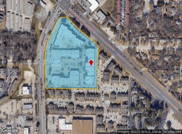  1100 Dallas Dr Woodhill Sq, Denton, TX Parcel Map