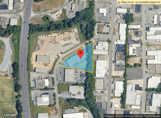  816 Post St, Greensboro, NC Parcel Map