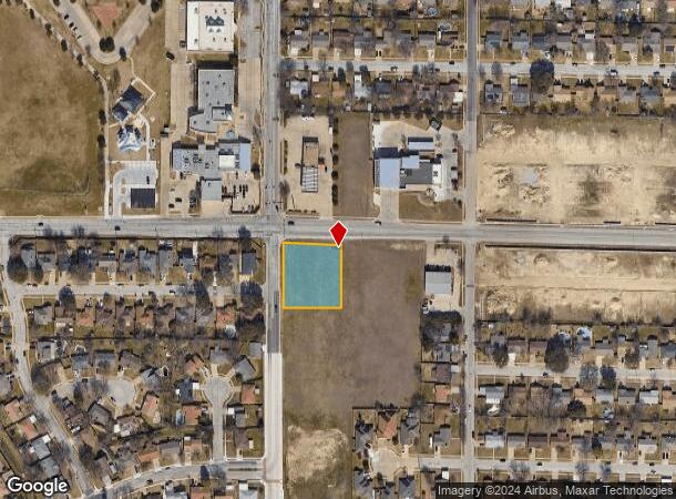  5900 Hightower Dr, Watauga, TX Parcel Map