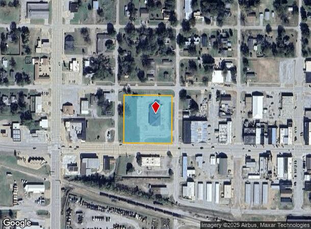 601 W Main St, Stroud, OK Parcel Map