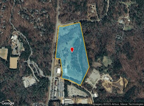 53 Hubbard Rd, Dawsonville, GA Parcel Map