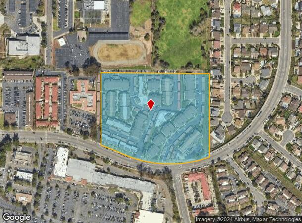  10876 Calle Verde, La Mesa, CA Parcel Map