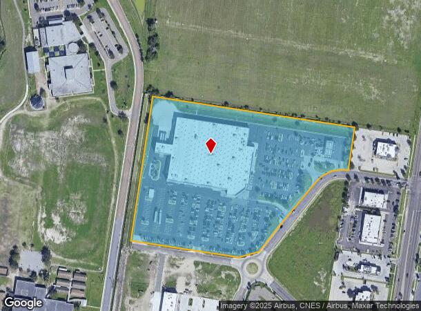  7601 N 10Th St, Mcallen, TX Parcel Map