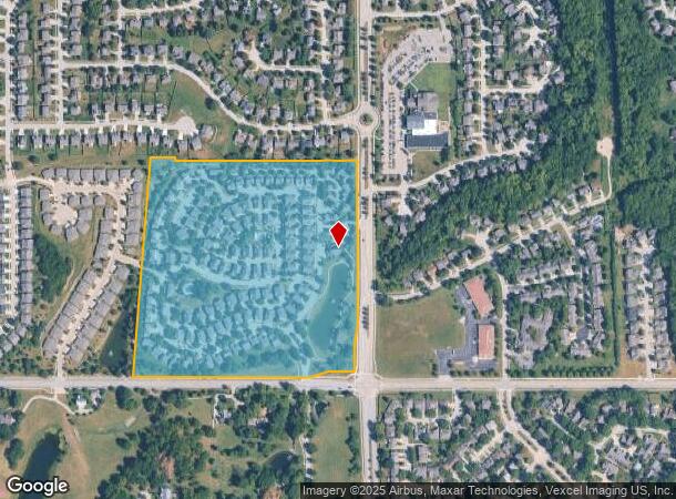  3401 Hutton Dr, Lawrence, KS Parcel Map