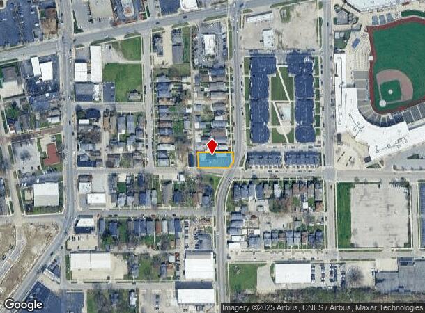  1242 Fairfield Ave, Fort Wayne, IN Parcel Map