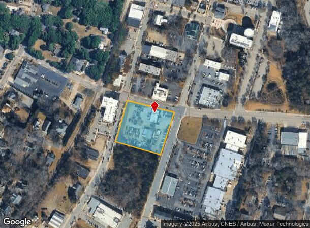  208 Elm Ave, Wake Forest, NC Parcel Map