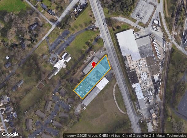  731 N Main St, Greenville, SC Parcel Map