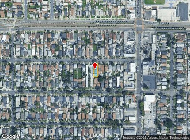  1642 W 38Th St, Los Angeles, CA Parcel Map