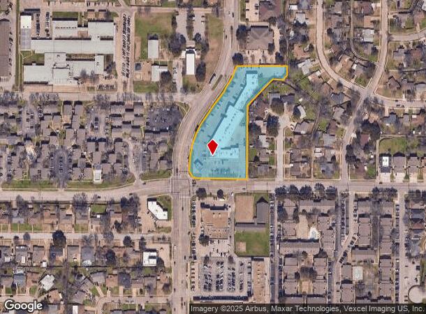  2800 N O Connor Rd, Irving, TX Parcel Map
