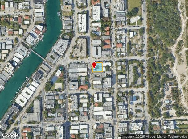  8035 Abbott Ave, Miami Beach, FL Parcel Map
