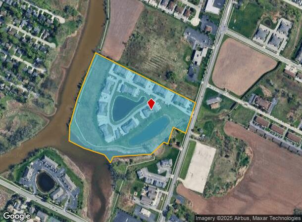  1601 River Bend Ter, Green Bay, WI Parcel Map