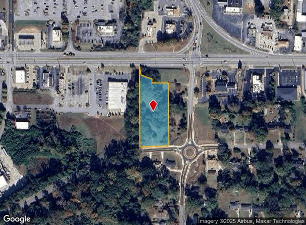 1411 W Poplar St, Griffin, GA Parcel Map