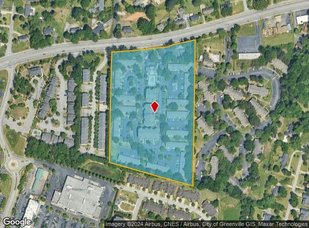  2900 E North St, Greenville, SC Parcel Map