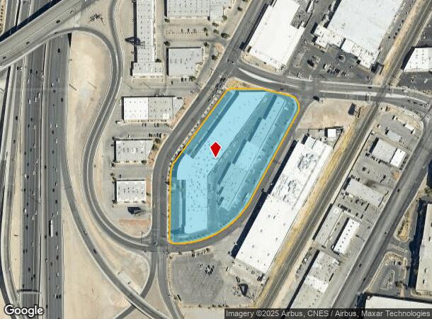  3308 S Highland Dr, Las Vegas, NV Parcel Map