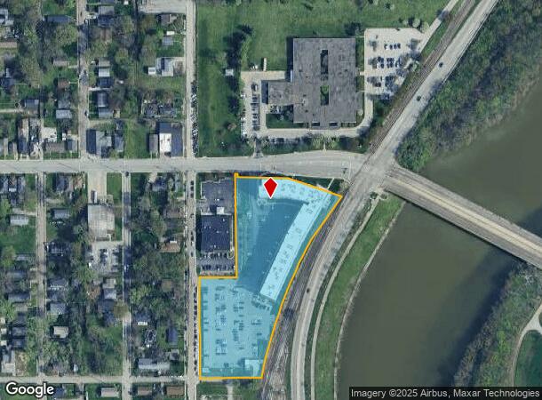 1717 W 10Th St, Indianapolis, IN Parcel Map