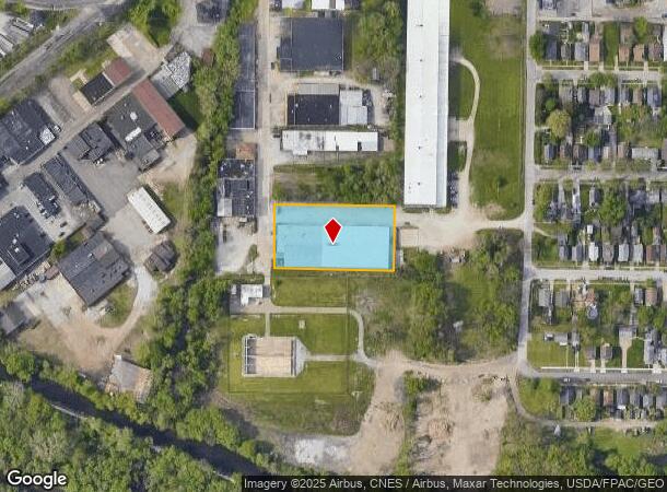 1025 Eagon St, Barberton, OH Parcel Map
