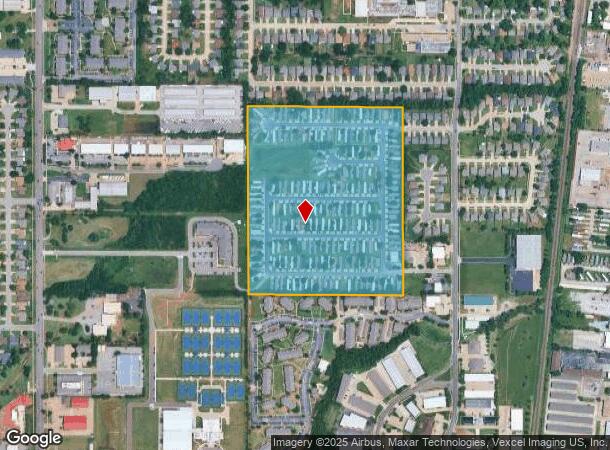  301 Dennis St, Edmond, OK Parcel Map