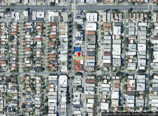  1054 S Robertson Blvd, Los Angeles, CA Parcel Map