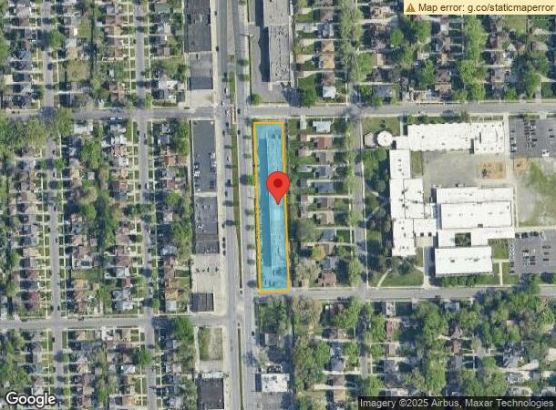  18400 Livernois Ave, Detroit, MI Parcel Map