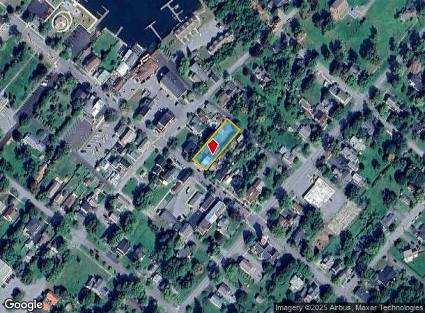  110 W Main St, Sackets Harbor, NY Parcel Map