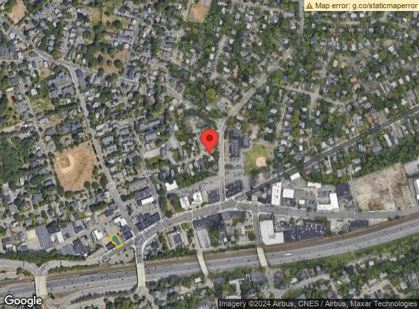  1387 Washington St, Newton, MA Parcel Map