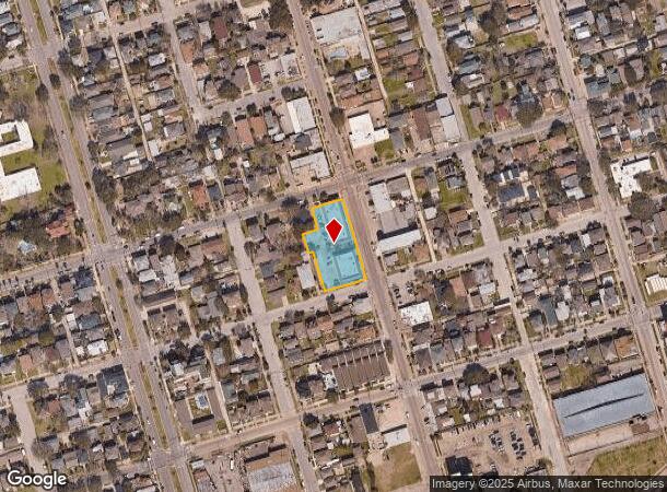  1705 23Rd St, Galveston, TX Parcel Map